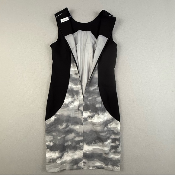 Calvin Klein Black‎ and Gray Midi Dress - Picture 2 of 12